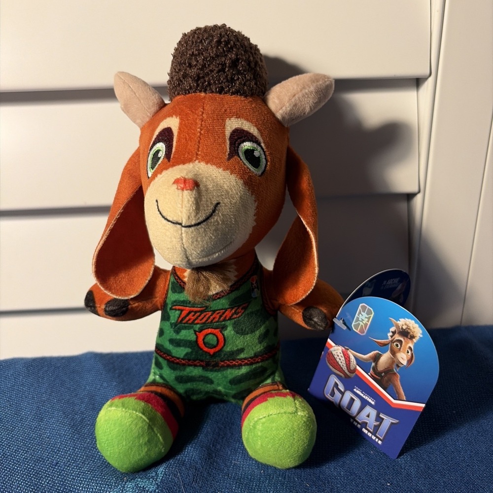 Goat Movie Plush Toy #0 WILL HARRIS 8.5 inch Tall New with tag